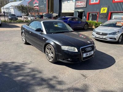 Used Audi A4 Cabriolet S-Line 2008 Black Cabriolet