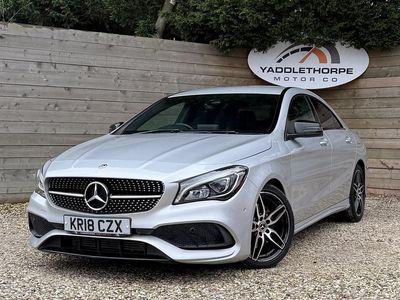 Silver Used 2018 Mercedes CLA220 AMG line Sedan | £13,495 (Fair price)