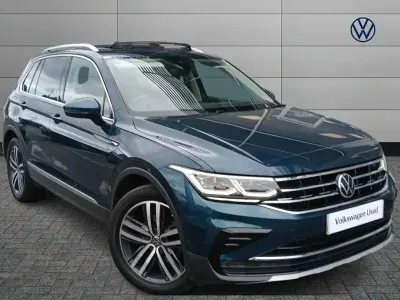 Used VW Tiguan Elegance 150 HP (110 kW) 2021 Blue SUV