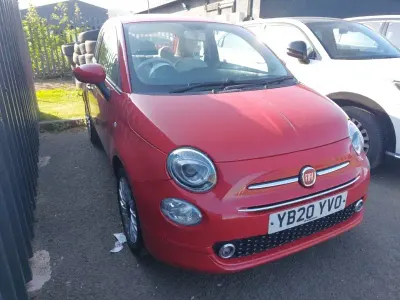 Used Fiat 500 Lounge 69 HP (50 kW) 2020 Red Hatchback