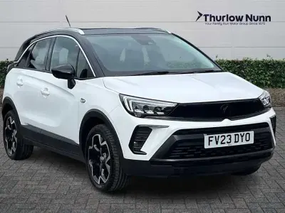 Used Vauxhall Crossland Ultimate 130 HP (95 kW) 2023 White SUV