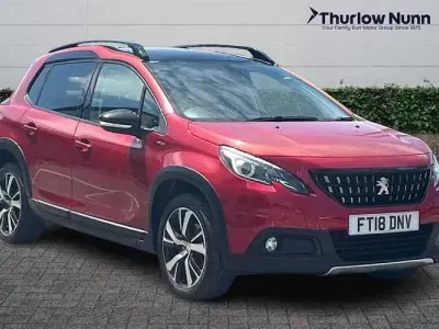 Used Peugeot 2008 GT-line 131 HP (96 kW) 2018 Red SUV