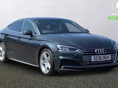Used Audi A5 Sportback S-Line 190 HP (139 kW) 2018 Grey Hatchback