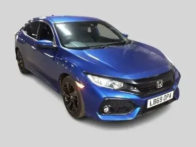 Używany Honda Civic SR 126 KM (92 kW) 2019 Niebieski Hatchback