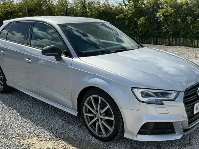 Used Audi A3 Black Edition 116 HP (85 kW) 2018 Silver Sedan