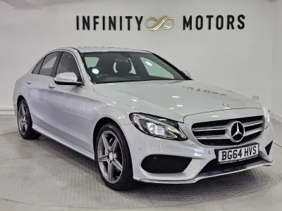 Usado Mercedes C220 AMG line 170 HP (125 kW) 2014 Prateado Sedan