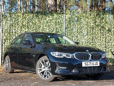 Black Used 2021 BMW 330e Sport Line Sedan | £19,498 (Fair price)