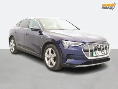 Used Audi e-tron Advanced 300 kW (408 HP) 2021 Blue SUV