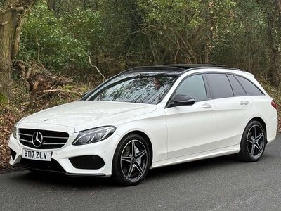 Used Mercedes C250 AMG Line Premium Plus 204 HP (150 kW) 2017 White Estate