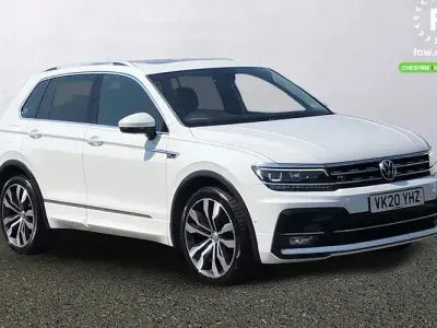 Used VW Tiguan R-line 150 HP (110 kW) 2020 White SUV