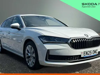 Used Skoda Superb SE L 150 HP (110 kW) 2025 White Estate