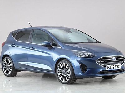 Used Ford Fiesta Titanium X 125 HP (91 kW) 2021 Blue Hatchback