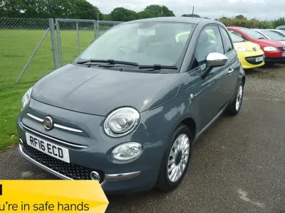 Used Fiat 500 Lounge 69 HP (50 kW) 2016 Grey Hatchback