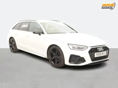 Used Audi A4 Black Edition 150 HP (110 kW) 2019 White Estate