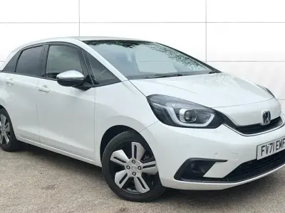 Used Honda Jazz Hybrid 109 HP (80 kW) 2021 White Hatchback