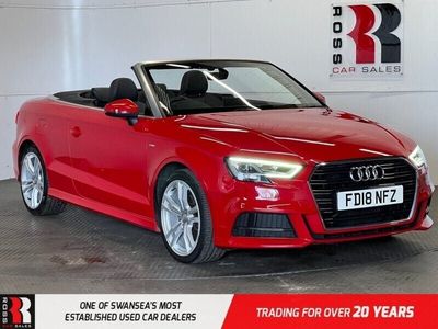 used Audi A3 Cabriolet 1.5 TFSI S LINE 2d 148 BHP