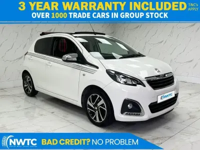 Used Peugeot 108 Collection 72 HP (52 kW) 2020 White Hatchback