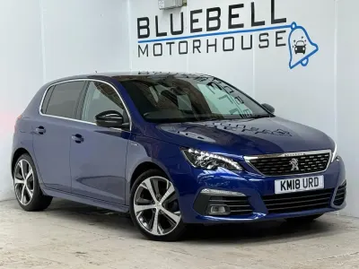 Used Peugeot 308 GT-line 2018 Blue Hatchback