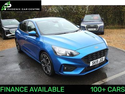 Blue Used 2019 Ford Focus ST-Line X Hatchback | £10,995 (Fair price)