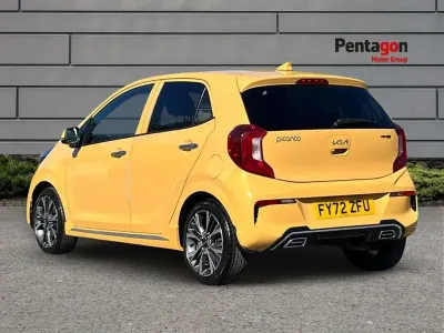Used Kia Picanto GT-Line S 99 HP (72 kW) 2022 Yellow Hatchback