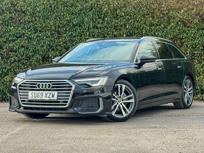Used Audi A6 S-Line 204 HP (150 kW) 2019 Black Estate
