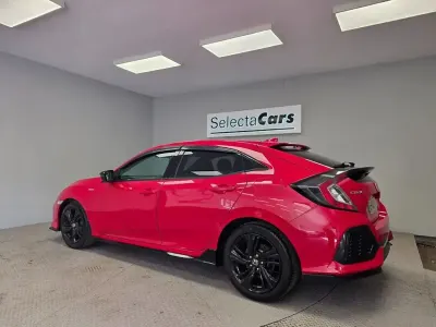 Used Honda Civic Sport 2018 Red Hatchback