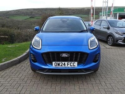 Used Ford Puma Titanium 125 HP (91 kW) 2024 Desert island blue (premium paint) SUV