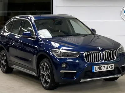 Used BMW X1 xLine 189 HP (139 kW) 2017 Blue SUV