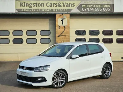 Used VW Polo R-line 90 HP (66 kW) 2017 White Hatchback
