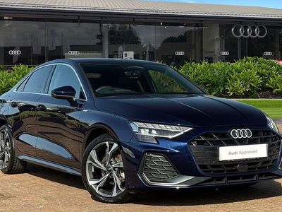 Used Audi A3 S-Line 116 HP (85 kW) 2025 Blue Sedan