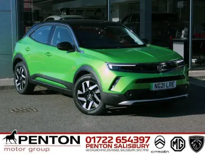 Used Vauxhall Mokka Elite 100 kW (136 HP) 2021 Green SUV