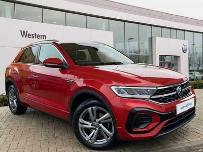 Used VW T-Roc R-line 150 HP (110 kW) 2022 Red SUV