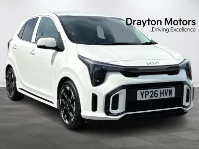 New Kia Picanto GT-Line 68 HP (50 kW) 2026 White Hatchback