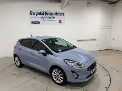Used Ford Fiesta Titanium 95 HP (69 kW) 2021 Blue Hatchback