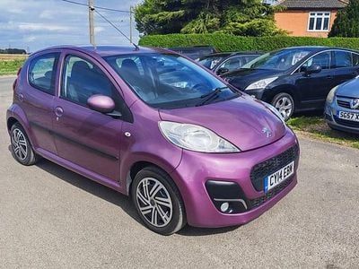 Begagnad Peugeot 107 Active 68 HK (50 kW) 2014 Lila Halvkombi