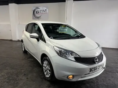 Used Nissan Note Acenta Premium 2016 White Hatchback