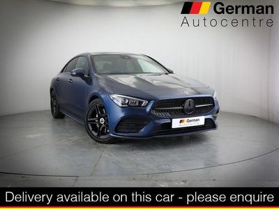 Used Mercedes CLA200 AMG line 163 HP (119 kW) 2020 Blue Coupe