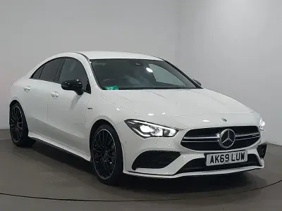 Used Mercedes CLA35 AMG 306 HP (225 kW) 2019 White Sedan