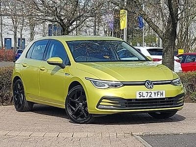 Used VW Golf VIII Style 150 HP (110 kW) 2022 Yellow Hatchback