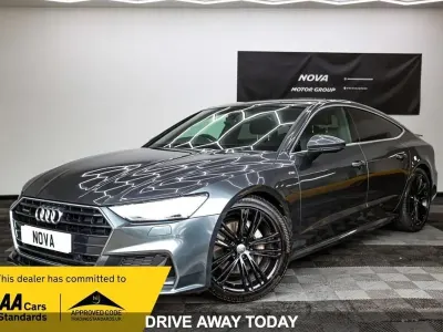 Usado Audi A7 Sportback S-Line 286 CV (210 kW) 2019 Gris Utilitario
