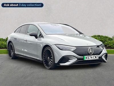 Grey Used 2024 Mercedes EQE350 AMG line Sedan | £47,399 (A bit pricey)