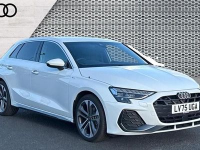 White Used 2025 Audi A3 Sportback S-Line Hatchback | £28,825 (Expensive)