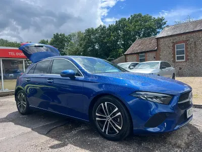 Used Mercedes A200 Executive 163 HP (119 kW) 2025 Blue Hatchback