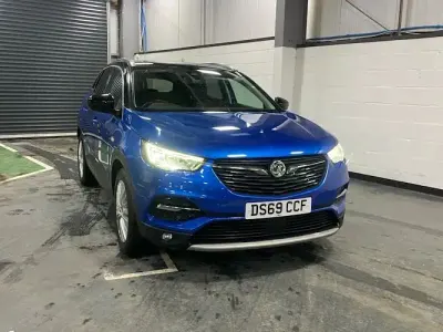 Used Vauxhall Grandland X Business Edition 131 HP (96 kW) 2020 Blue SUV