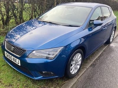 Used Seat Leon SE 110 HP (80 kW) 2015 Blue Hatchback