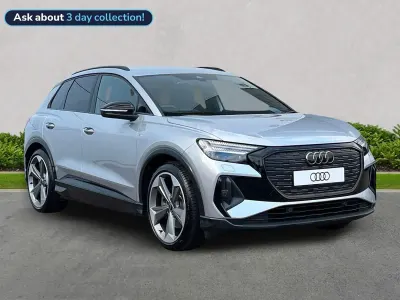 Second-hand Audi Q4 e-tron Black Edition 219 kW (299 CP) 2023 Argintiu SUV