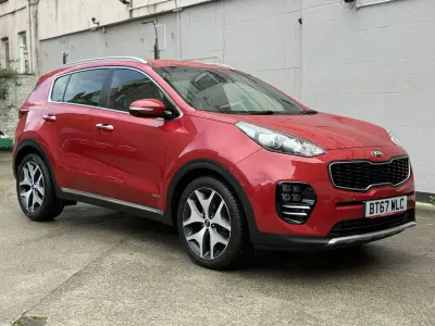 Begagnad Kia Sportage GT-Line 177 HK (130 kW) 2018 Röd SUV