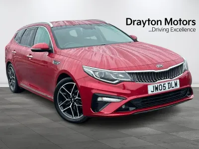 Used Kia Optima 136 HP (100 kW) 2019 Red Estate