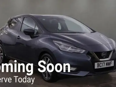 Begagnad Nissan Micra N-Connecta 90 HK (66 kW) 2017 Grå Halvkombi