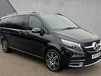 Black Used 2024 Mercedes V300 AMG line MPV | £65,990 (Expensive)